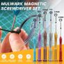6pc Magnetic Micro Precision Screwdriver Set - Mini Flat & Phillips Heads for Glasses, Watch, iPhone & Electronics Repair (CR-V Steel) Image 4