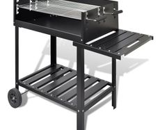 BBQ Stand Charcoal Barbecue 2 Wheels