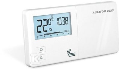 2 x AURATON 2025 wired temperature controller thermostat