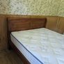 Solid Double sleigh bed with matching lockers (Mattress not included) Image 5