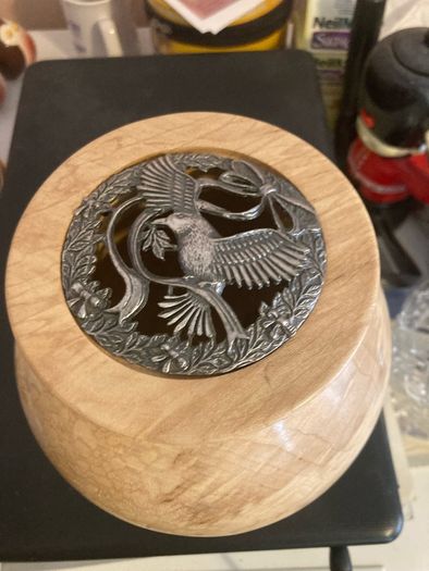 hand craved Donegal vase free postage
