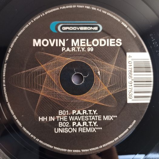 Reserved - Movin' Melodies - P.a.r.t.y. - Groove Zone Records - Dublin Classic Alert - Original Mix!