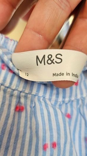NEW - M&S pure cotton dress UK 12