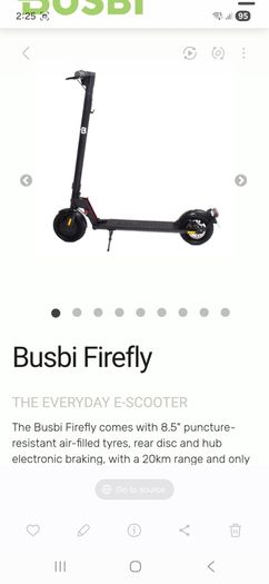 electric busbi scooter and charger PRICE DROP