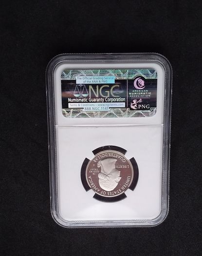 United States : Great Smoky Mountains " Early Releases " 2014 Quarter Dollar , PF 70