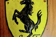Cast Iron Ferrari Sign
