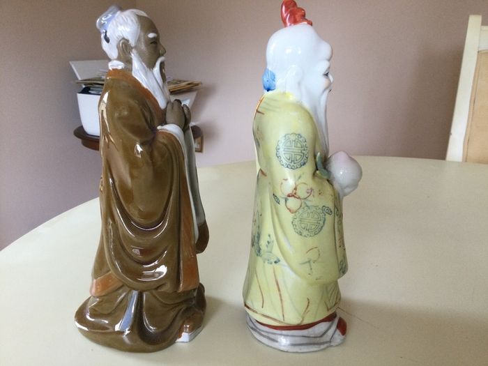 China  - Chinese/ Japanese Figurines X 2