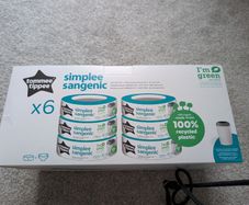 36 Tommee Tippee Sangenic Refills (6 Boxes x 6 Refills) - Brand New