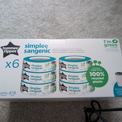 36 Tommee Tippee Sangenic Refills (6 Boxes x 6 Refills) - Brand New
