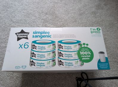 36 Tommee Tippee Sangenic Refills (6 Boxes x 6 Refills) - Brand New