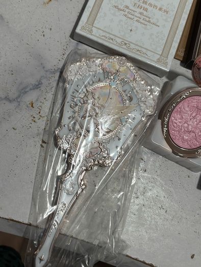 Mixed viral Korean makeup including flower knows
