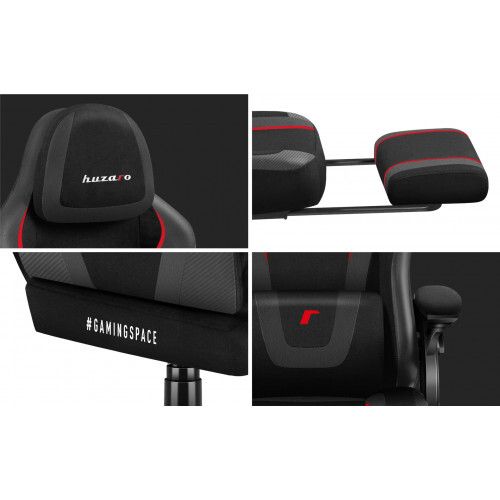 Huzaro Force 4.6 Carbon Gaming Chair with Footrest