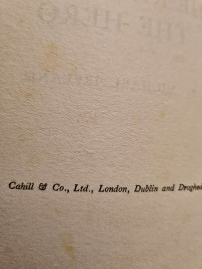 The Return Of The Hero. Michael Ireland. (Darrell Figgis) Hardback 1923. (mcmxx111).