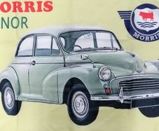 Morris Minor Flag(Porcelain Green).