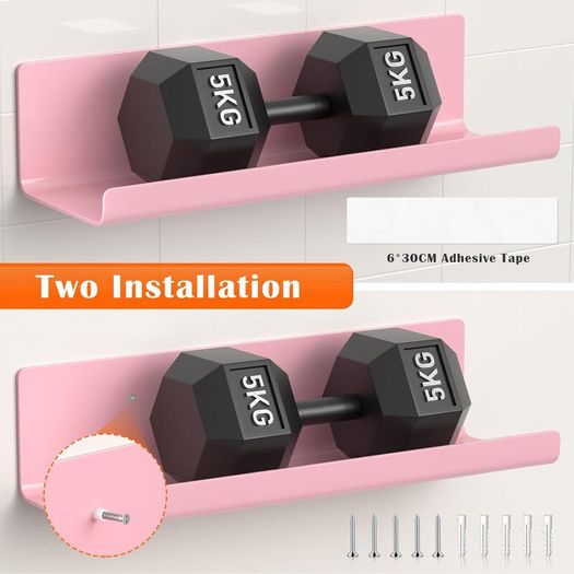 WELDUN Floating Shelves, Set of 4 Wall Mounted Shelf