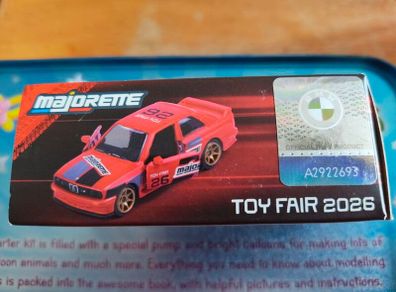 Majorette BMW M3 E30 Toy Fair 2026 Red 1:64