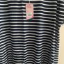 Navy/white T-shirt dress Image 2