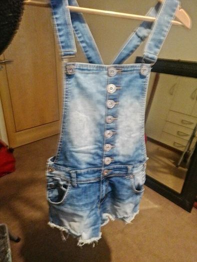 beautiful new shorts dungarees