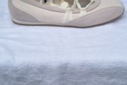 Marks &amp; Spencers White  Ankle Tie Ballet Flat Trainers