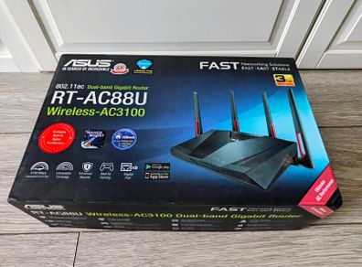 ASUS RT-AC88U Wireless-AC3100 Dual-Band Gigabit Router (Like New!)