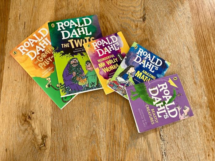 Roald Dahl Books x5 -The Twits, Matilda, Mr Wonka and More (Ages 6-10)