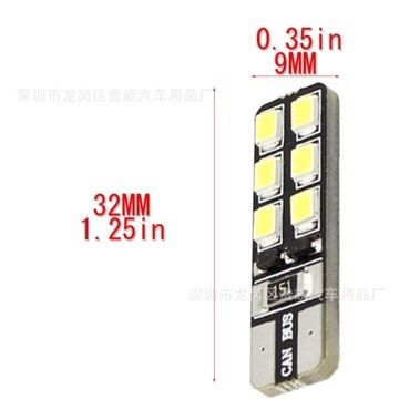 T10 w5w bulbs
