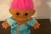 Authentic Vintage 90's Russ Troll doll "around the world " China