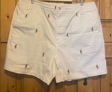 Mens White Polo Ralph Lauren Shorts