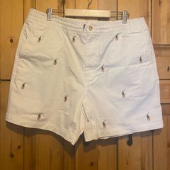 Mens White Polo Ralph Lauren Shorts