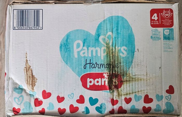 Pampers Harmonie Pants Size 4 - 9 to 15kg - 168 total