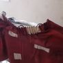 Curtains/Fully Lined .. Colour: Rich Red .. Size: 90in Wide  x 72in Long .. Now Heavily Reduced Image 3