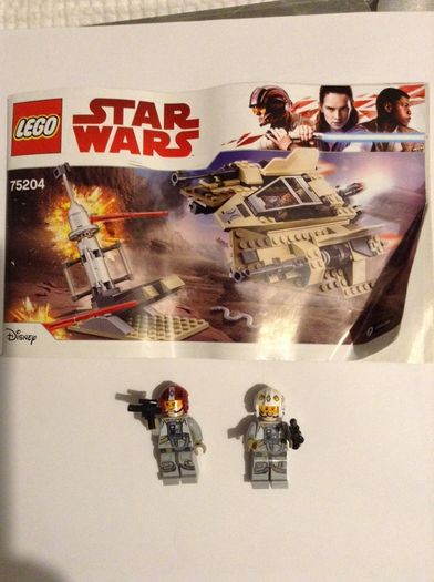 Lego Star Wars set 75204 Sandspeeder minifigures