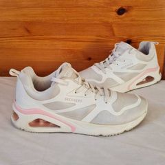skechers  tres air uno Size 6 eu 49 white/pink in good condition