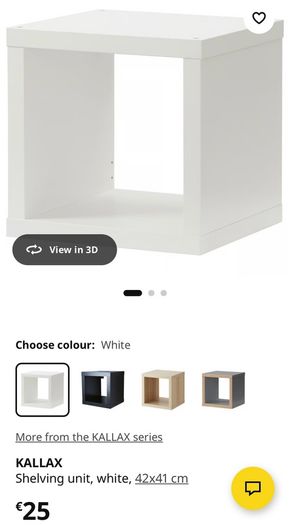 Ikea Kallax Single Cube