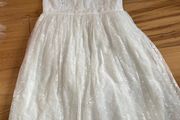 girl's white dress