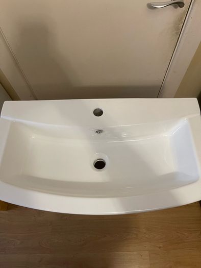 Ikoma Bathroom Vanity Unit & Basin Halifax Oak