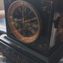 Antique french Mantel Clock working perfectly Beautiful  1800s Image 3