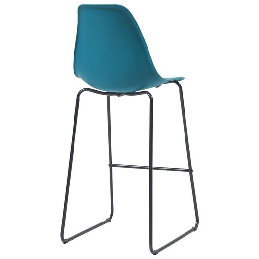 5 Piece Bar Set Plastic Turquoise