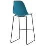 5 Piece Bar Set Plastic Turquoise Image 9