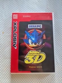 Sonic 3D Flickies Island  Sega Pc  Pc Cd Rom games Original