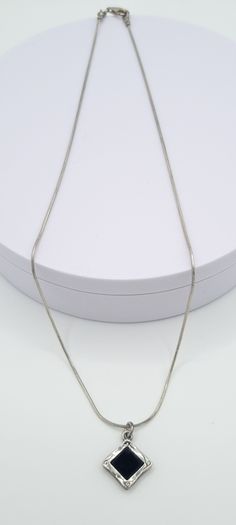 925 vintage Sterling silver Onyx set