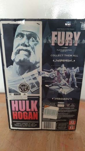Wwe Huk Hogan Unmatched Fury Series 1 Platinum Edition Jakks Pacific