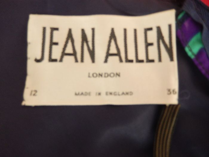 Vintage Designer Jean Allen London Maxi Dress