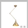 Elstead Provence Light Wall or Ceiling Light/Pendant - Aged Brass Image 4