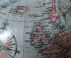 Decorative World Globe on Stand