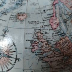 Decorative World Globe on Stand