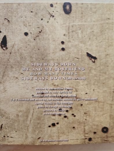 The Frames CD - Sideways Down