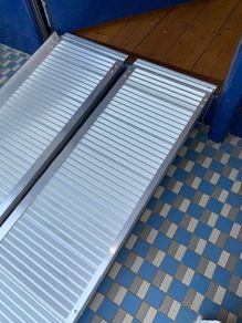 Folding Aluminium Portable Ramp, Suitcase Style