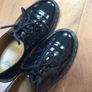 Doc (Dr) Martens Black Shiny Patent Laced Shoes - Size 4 Image 2