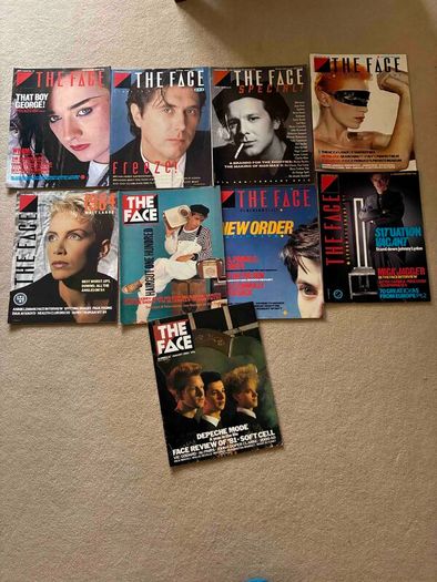 Vintage The Face editions, 1982-84.